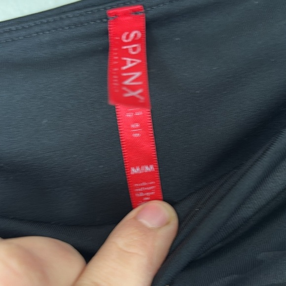 SPANX Black Camouflage Leggings - Size M - Picture 5 of 6